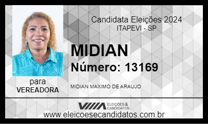 Candidato MIDIAN 2024 - ITAPEVI - Eleições