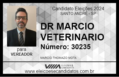 Candidato DR MARCIO VETERINARIO 2024 - SANTO ANDRÉ - Eleições