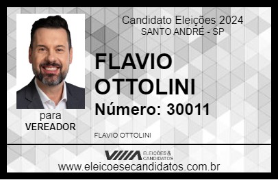 Candidato FLAVIO OTTOLINI 2024 - SANTO ANDRÉ - Eleições