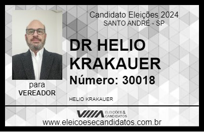 Candidato DR HELIO KRAKAUER 2024 - SANTO ANDRÉ - Eleições