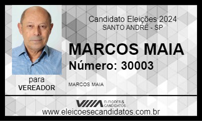 Candidato MARCOS MAIA 2024 - SANTO ANDRÉ - Eleições