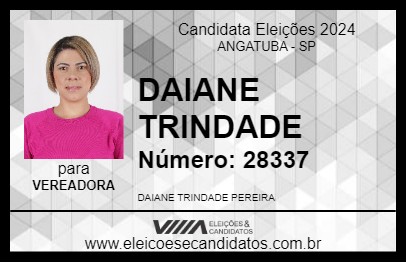 Candidato DAIANE TRINDADE 2024 - ANGATUBA - Eleições