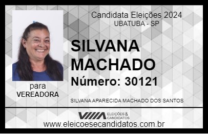 Candidato SILVANA MACHADO 2024 - UBATUBA - Eleições