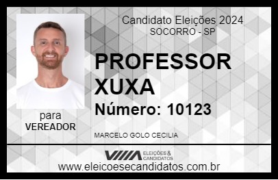 Candidato PROFESSOR XUXA 2024 - SOCORRO - Eleições