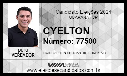 Candidato CYELTON 2024 - UBARANA - Eleições