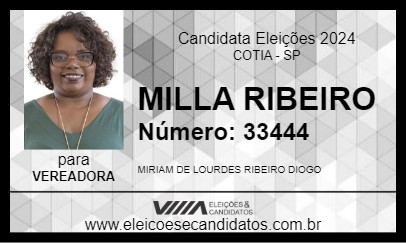 Candidato MILLA RIBEIRO 2024 - COTIA - Eleições