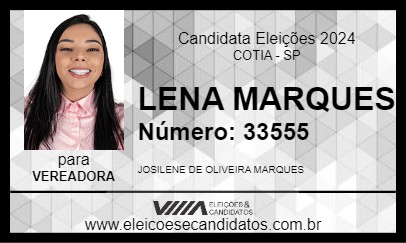 Candidato LENA MARQUES 2024 - COTIA - Eleições