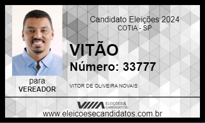 Candidato VITÃO 2024 - COTIA - Eleições