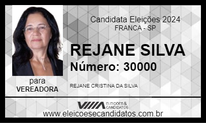 Candidato REJANE SILVA 2024 - FRANCA - Eleições