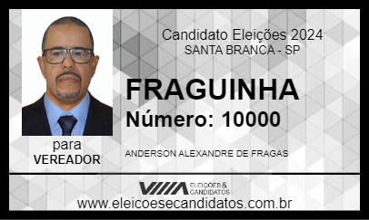 Candidato FRAGUINHA 2024 - SANTA BRANCA - Eleições