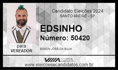 Candidato EDSINHO 2024 - SANTO ANDRÉ - Eleições