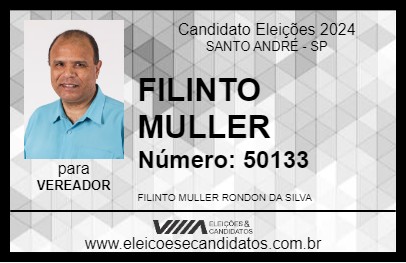 Candidato FILINTO MULLER 2024 - SANTO ANDRÉ - Eleições