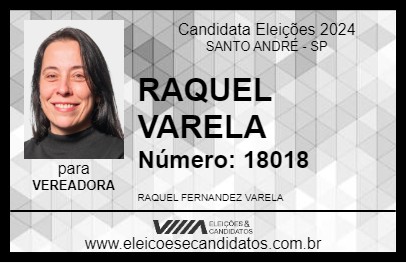 Candidato RAQUEL VARELA 2024 - SANTO ANDRÉ - Eleições