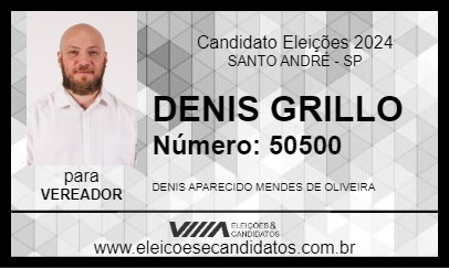 Candidato DENIS GRILLO 2024 - SANTO ANDRÉ - Eleições