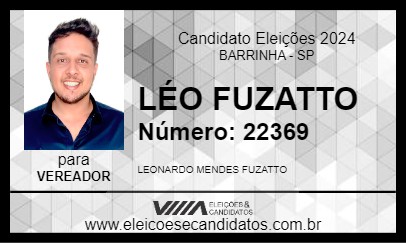 Candidato LÉO FUZATTO 2024 - BARRINHA - Eleições