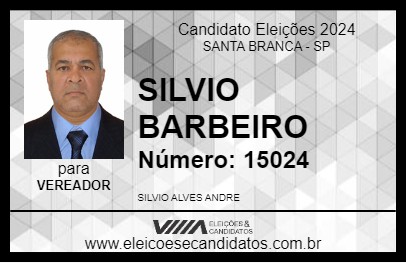 Candidato SILVIO BARBEIRO 2024 - SANTA BRANCA - Eleições