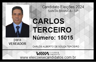 Candidato CARLOS TERCEIRO 2024 - SANTA BRANCA - Eleições