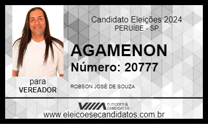 Candidato AGAMENON 2024 - PERUÍBE - Eleições