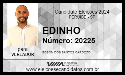 Candidato EDINHO 2024 - PERUÍBE - Eleições