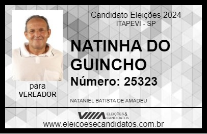 Candidato NATINHA DO GUINCHO 2024 - ITAPEVI - Eleições