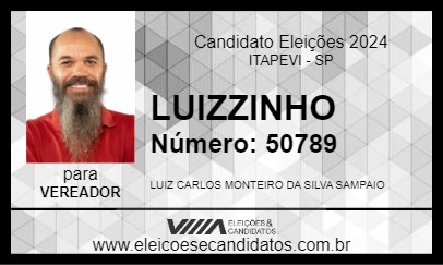 Candidato LUIZZINHO 2024 - ITAPEVI - Eleições