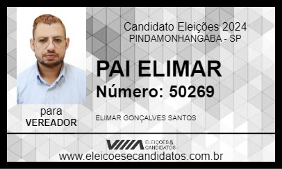 Candidato PAI ELIMAR 2024 - PINDAMONHANGABA - Eleições