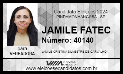 Candidato JAMILE 2024 - PINDAMONHANGABA - Eleições