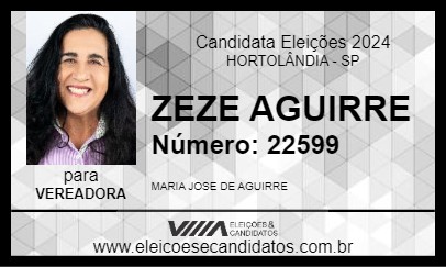 Candidato ZEZE AGUIRRE 2024 - HORTOLÂNDIA - Eleições