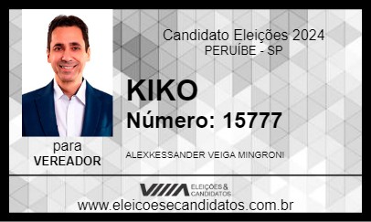 Candidato KIKO 2024 - PERUÍBE - Eleições