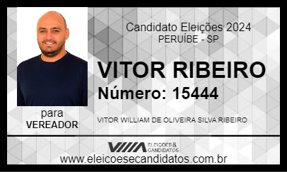 Candidato VITOR RIBEIRO 2024 - PERUÍBE - Eleições