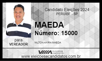 Candidato MAEDA 2024 - PERUÍBE - Eleições