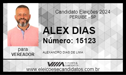 Candidato ALEX DIAS 2024 - PERUÍBE - Eleições