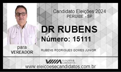 Candidato DR RUBENS 2024 - PERUÍBE - Eleições