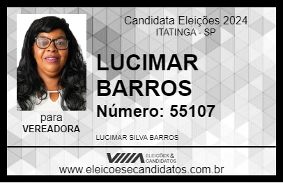 Candidato LUCIMAR BARROS 2024 - ITATINGA - Eleições