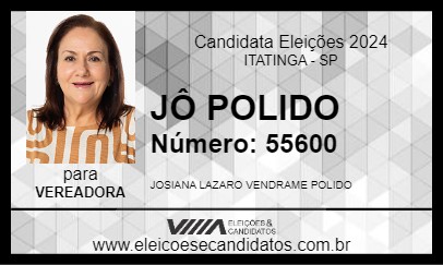 Candidato JÔ POLIDO 2024 - ITATINGA - Eleições