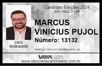 Candidato MARCUS VINICIUS PUJOL 2024 - SÃO PAULO - Eleições