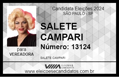 Candidato SALETE CAMPARI 2024 - SÃO PAULO - Eleições