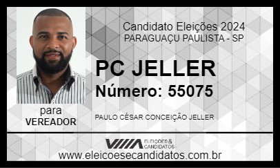 Candidato PC JELLER 2024 - PARAGUAÇU PAULISTA - Eleições