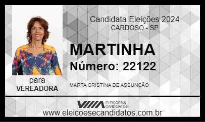 Candidato MARTINHA 2024 - CARDOSO - Eleições