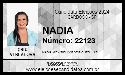 Candidato NADIA 2024 - CARDOSO - Eleições