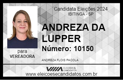 Candidato ANDREZA DA LUPPER 2024 - IBITINGA - Eleições