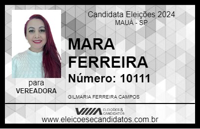 Candidato MARA FERREIRA 2024 - MAUÁ - Eleições