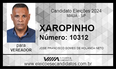 Candidato XAROPINHO 2024 - MAUÁ - Eleições