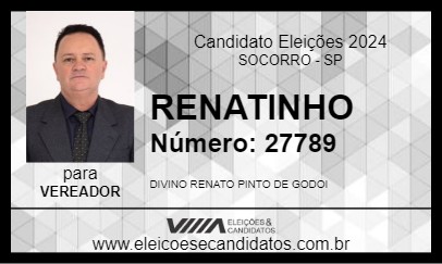 Candidato RENATINHO 2024 - SOCORRO - Eleições