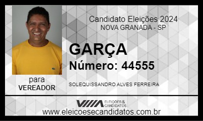 Candidato GARÇA 2024 - NOVA GRANADA - Eleições