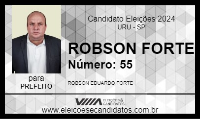 Candidato ROBSON FORTE 2024 - URU - Eleições