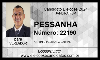 Candidato PESSANHA 2024 - JANDIRA - Eleições