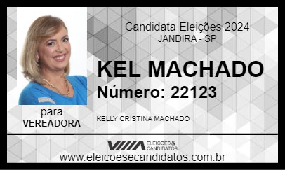 Candidato KEL MACHADO 2024 - JANDIRA - Eleições