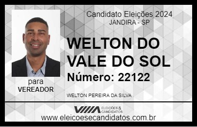 Candidato WELTON DO VALE DO SOL 2024 - JANDIRA - Eleições