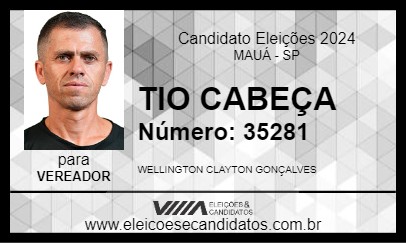 Candidato TIO CABEÇA 2024 - MAUÁ - Eleições